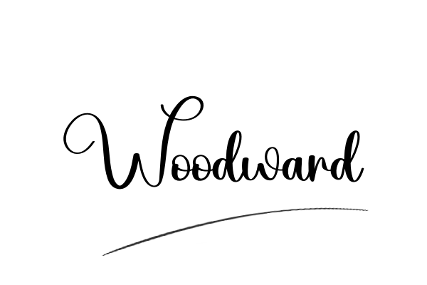 The best stylish Woodward name signature simple easy in English