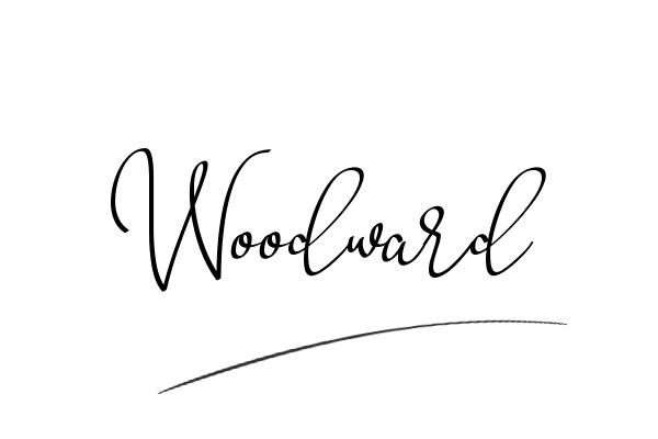 The best stylish Woodward name signature simple easy in English