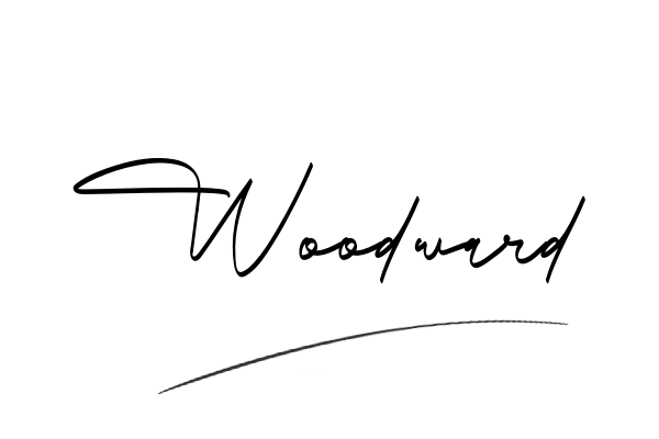 The best stylish Woodward name signature simple easy in English