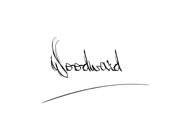 The best stylish Woodward name signature simple easy in English