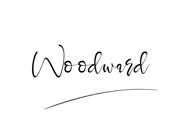 The best stylish Woodward name signature simple easy in English
