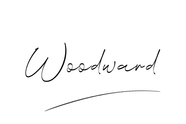 The best stylish Woodward name signature simple easy in English