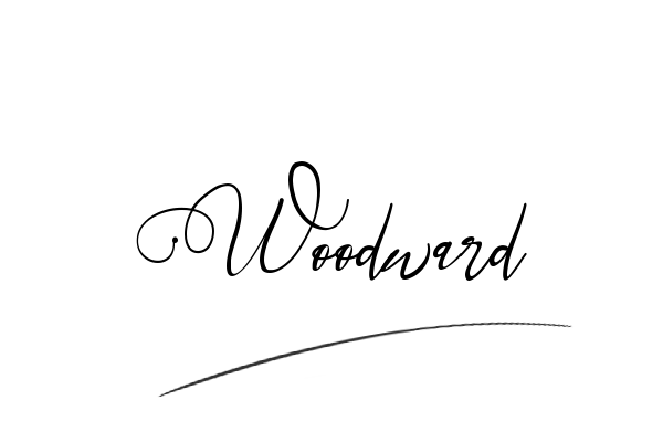 The best stylish Woodward name signature simple easy in English