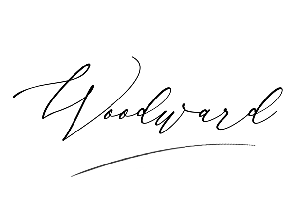 The best stylish Woodward name signature simple easy in English