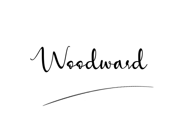 The best stylish Woodward name signature simple easy in English