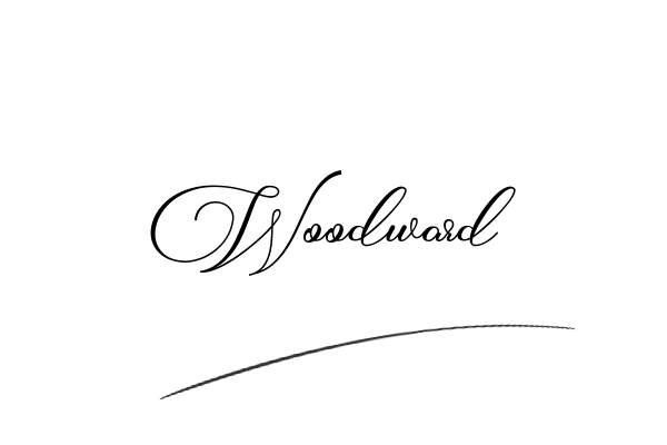 The best stylish Woodward name signature simple easy in English