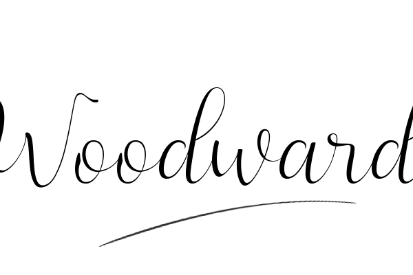 The best stylish Woodward name signature simple easy in English