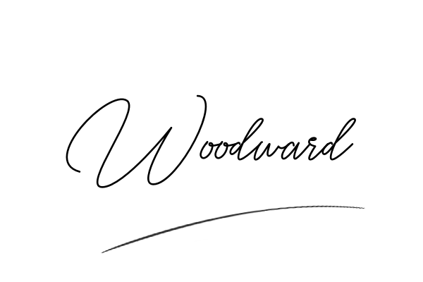 The best stylish Woodward name signature simple easy in English