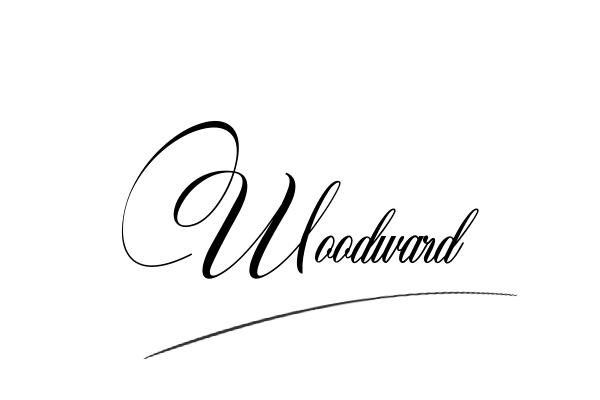 The best stylish Woodward name signature simple easy in English