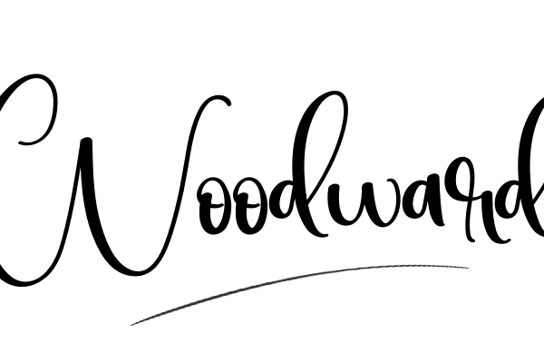 The best stylish Woodward name signature simple easy in English