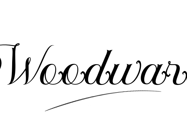 The best stylish Woodward name signature simple easy in English