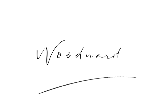 The best stylish Woodward name signature simple easy in English