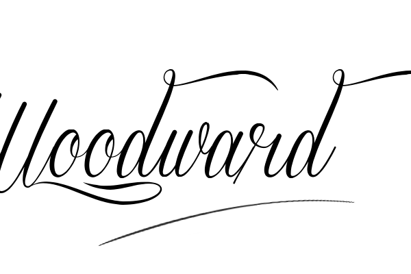 The best stylish Woodward name signature simple easy in English