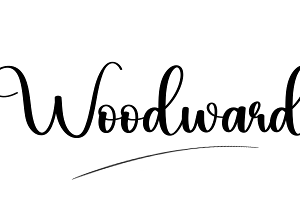 The best stylish Woodward name signature simple easy in English