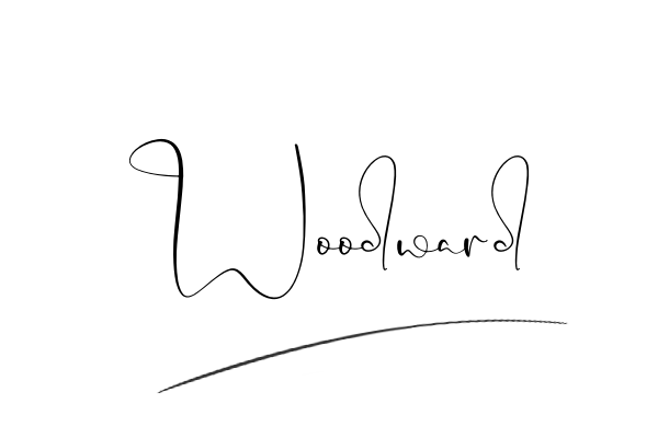 The best stylish Woodward name signature simple easy in English