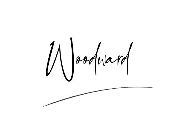 The best stylish Woodward name signature simple easy in English