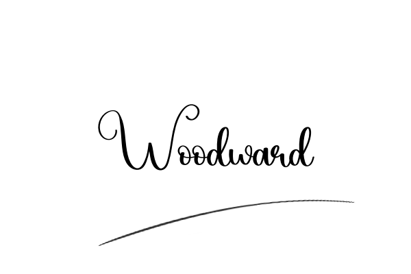 The best stylish Woodward name signature simple easy in English