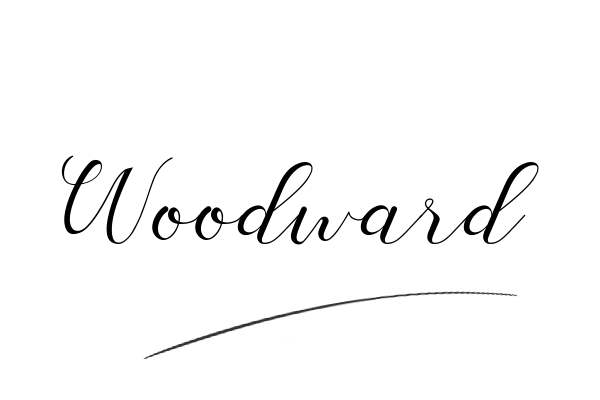 The best stylish Woodward name signature simple easy in English
