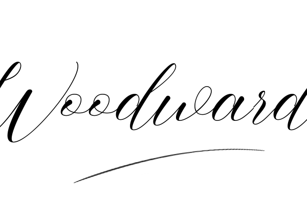 The best stylish Woodward name signature simple easy in English