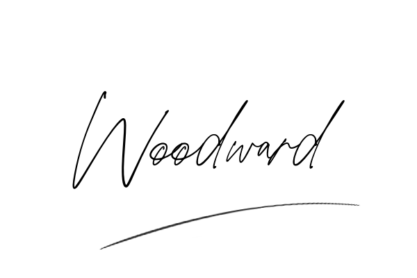 The best stylish Woodward name signature simple easy in English