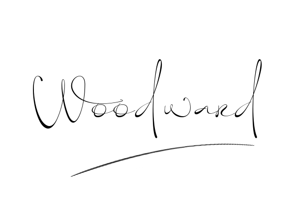 The best stylish Woodward name signature simple easy in English