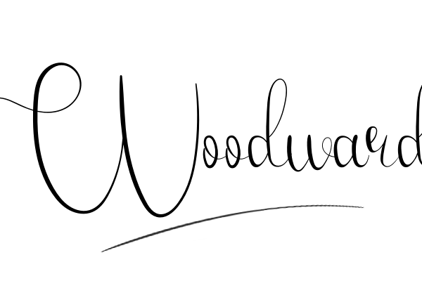 The best stylish Woodward name signature simple easy in English