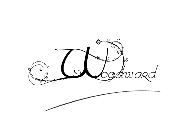 The best stylish Woodward name signature simple easy in English