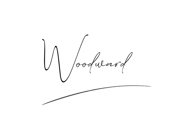 The best stylish Woodward name signature simple easy in English
