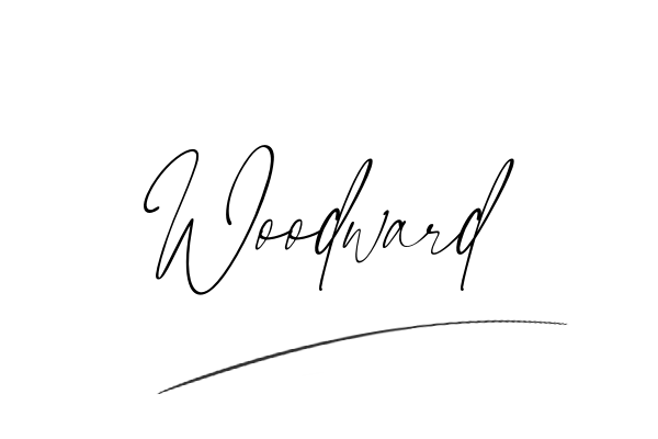 The best stylish Woodward name signature simple easy in English