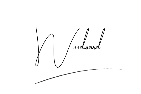 The best stylish Woodward name signature simple easy in English