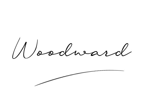 The best stylish Woodward name signature simple easy in English