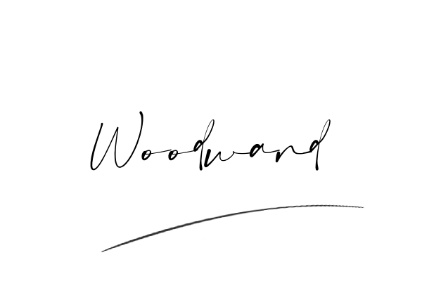 The best stylish Woodward name signature simple easy in English