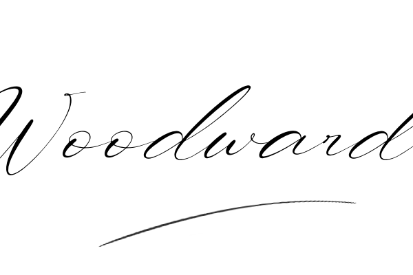 The best stylish Woodward name signature simple easy in English