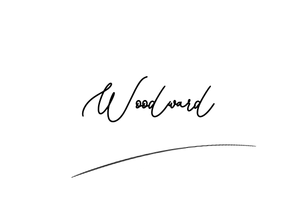 The best stylish Woodward name signature simple easy in English