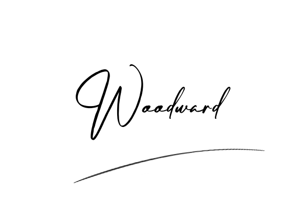 The best stylish Woodward name signature simple easy in English
