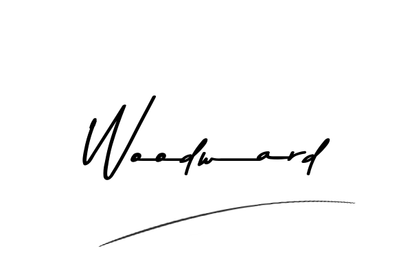 The best stylish Woodward name signature simple easy in English