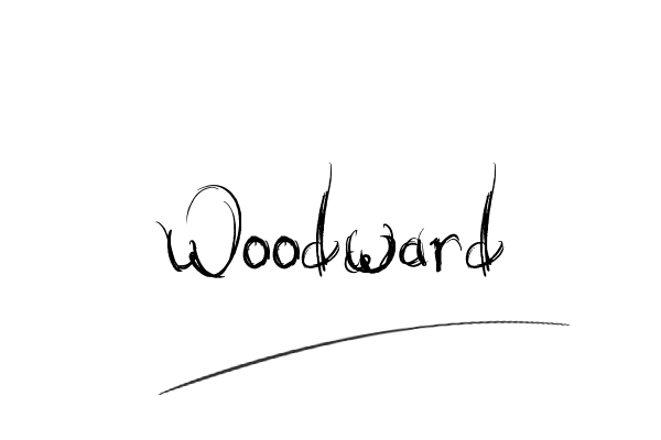 The best stylish Woodward name signature simple easy in English