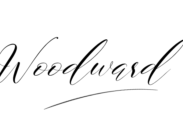 The best stylish Woodward name signature simple easy in English