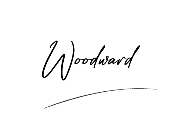 The best stylish Woodward name signature simple easy in English