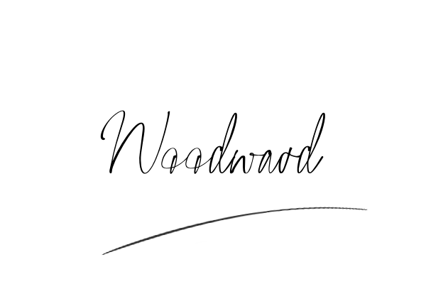 The best stylish Woodward name signature simple easy in English