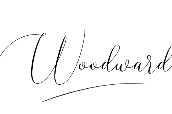 The best stylish Woodward name signature simple easy in English