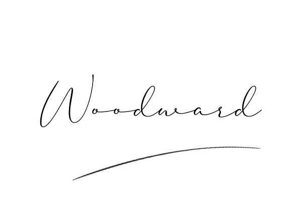 The best stylish Woodward name signature simple easy in English