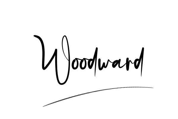 The best stylish Woodward name signature simple easy in English