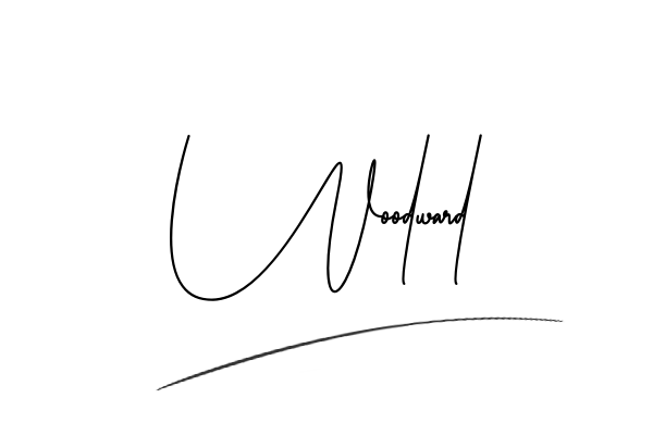 The best stylish Woodward name signature simple easy in English