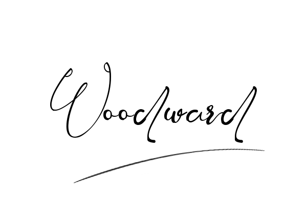 The best stylish Woodward name signature simple easy in English