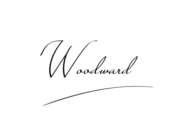 The best stylish Woodward name signature simple easy in English