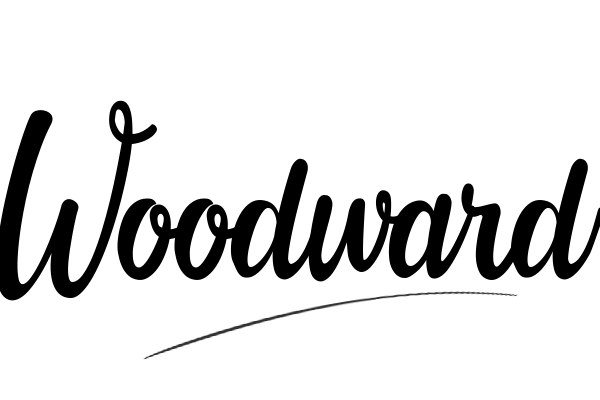 The best stylish Woodward name signature simple easy in English