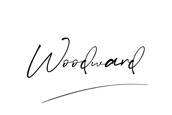 The best stylish Woodward name signature simple easy in English