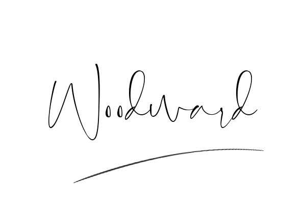 The best stylish Woodward name signature simple easy in English