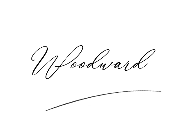 The best stylish Woodward name signature simple easy in English